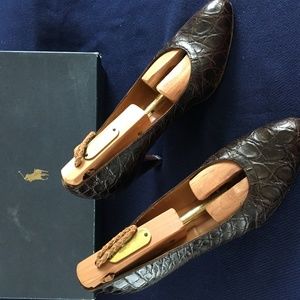 Ralph Lauren Croc Pumps